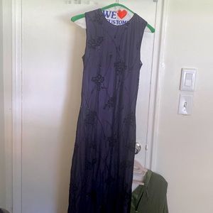 Purple sequin gown. Floor length. Size 4.